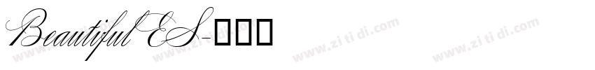 Beautiful ES字体转换